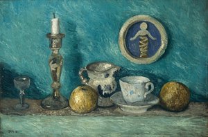 Martwa natura z della Robbia Putto, c. 1905. autorstwa Paula Modersohn Becker