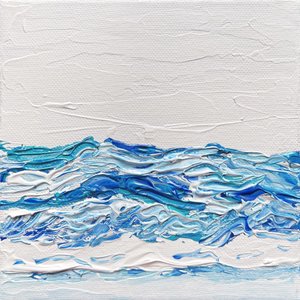 Teksturowane fale oceaniczne autorstwa Pauline Wegman | Key and Sea Creative