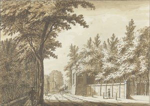 Hofstede Bosch-en-Hoven poza Haarlem autorstwa Paulus Constantijn la Fargue (attributed to)
