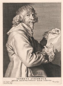 Henricus Steenwyck, malarz architektoniczny hrabiego Hagi autorstwa Paulus Pontius