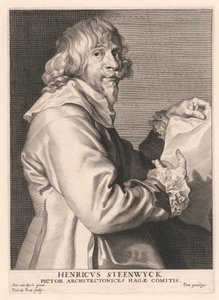 Henricus Steenwyck, malarz architektoniczny hrabiego Hagi autorstwa Paulus Pontius