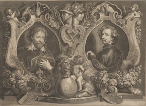 Paulus Pontius - Antonius Van Dyck Eques i Peter Paul Rubens Eques - Google Art Project autorstwa Paulus Pontius