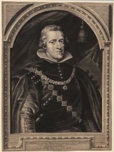 Portret Filipa IV, króla Hiszpanii autorstwa Paulus Pontius