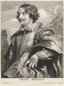 Portret rytownika Paulusa Pontiusa autorstwa Paulus Pontius