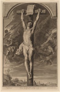 Chrystus na krzyżu autorstwa Paulus Pontius, after Sir Peter Paul Rubens