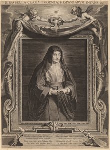 Isabella Clara Eugenia, Infantka Hiszpanii autorstwa Paulus Pontius, after Sir Peter Paul Rubens