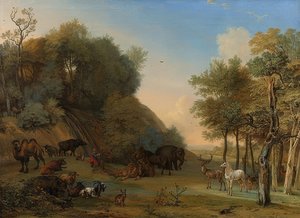 Orfeusz i zwierzęta. 1650