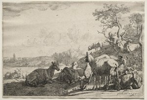 Pasterz, 1644. autorstwa Paulus Potter
