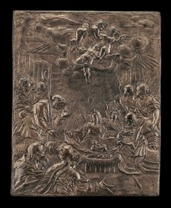 Adoracja pasterzy, ok. godz. 15901600. autorstwa Paulus van Vianen