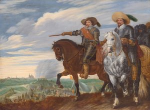 Fryderyk Henryk i Ernst Kazimierz z Nassau-Dietz podczas oblężenia 