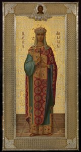 Święta Cesarzowa Aleksandra, 1883 r. autorstwa Pavel Akimovich Ovchinnikov