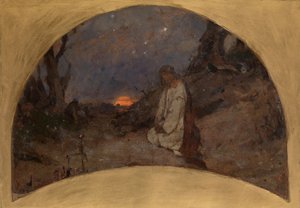 Agonia w ogrodzie Szkic do katedry św. Włodzimierza w Kijowie, 1886 r.