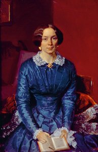 Portright Elizaveta Petrovna Zhdanova (1818-55) 1846-47 (olej na sard)