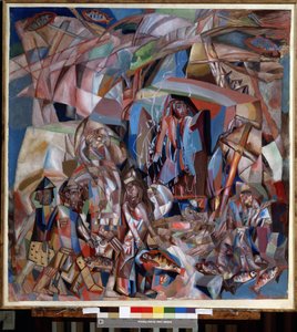 "Łódź rybacka" (Łódź rybacka) Obraz Pawła Nikołajewicza Filonowa (1883-1941) 1913-1914 Państwowe Muzeum Rosyjskie, Sankt Petersburg autorstwa Pawel Nikolajewitsch Filonow
