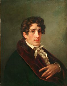 Portret artysty hrabiego Fiodora Pietrowicza Tołstoja 1783-1873, 1809 autorstwa Pavel Nikolayevich Michaylov