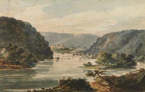 Widok na Potomac w Harpers Ferry, 1811-ca. 1813.