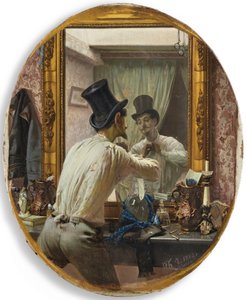 Francuz szykujący się na bal populaire, 1863. autorstwa Pavel Petrovich Chistyakov