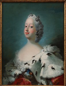 „Portret Ludwiki Wielkiej Brytanii, królowej Danii (1724-1751)” Obraz Pedera Alsa (1726-1776) ok. 1750 r. Kolekcja Davida