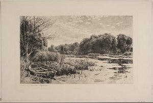 Staw w Strandmøllen autorstwa Peder Monsted