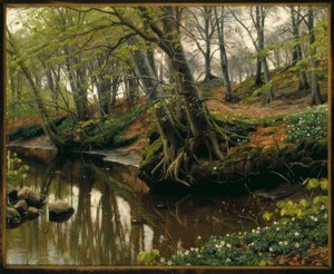 Wiosenny dzień na skraju lasu autorstwa Peder Monsted