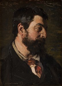 Portret francuskiego malarza Alfreda Guillou autorstwa Peder Severin Krøyer