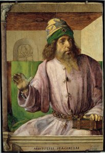 Portret Arystotelesa, filozofa greckiego.
