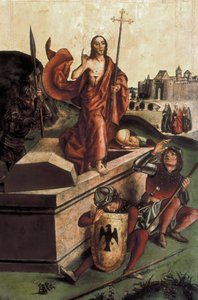 Zmartwychwstanie Chrystusa. koniec XV wieku (olej na drewnie) autorstwa Pedro Berruguete