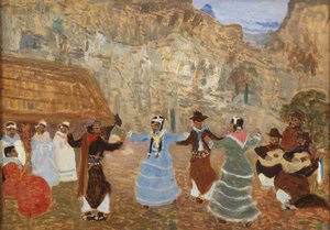 Taniec kreolski autorstwa Pedro Figari
