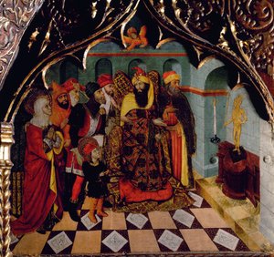Ołtarz Sant Quirze de Galliners, detal