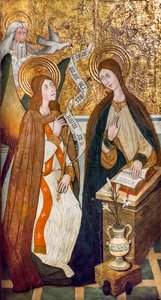 Zwiastowanie (olej na drewnie) autorstwa Pedro the Younger Espalargues