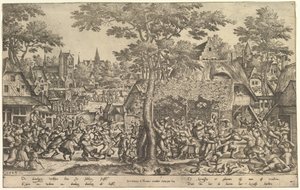 Jarmark chłopski, 1559. autorstwa Peeter van der Borcht
