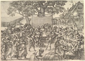 Wesele chłopskie, 1560. autorstwa Peeter van der Borcht