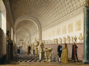Galeria Wewnętrzna Muzeum Królewskiego w Pałacu Królewskim, Sztokholm, 1796