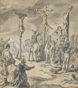 Ukrzyżowanie Chrystusa, koniec XVIII wieku. autorstwa Pehr Hörberg