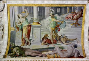 Ulisses i Circe, ok. 1550 (fresk)