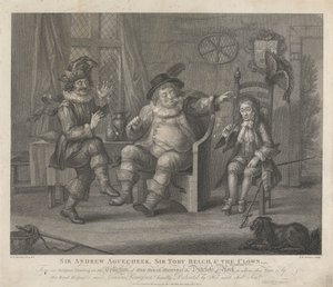 Sir Andrew Aguecheek, Sir Toby Belch i klaun - „Wieczór Trzech Króli”, Akt II, Scena III