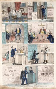 Siedem wieków picia, wyd. 1872 (grawerowanie ręcznie kolorowane)