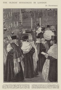 Dwusetlecie Synagogi Hiszpańskiej i Portugalskiej, najstarszej synagogi w Londynie (lito)