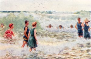 Kąpiel surfingowa, strzelanie do łamaczy (kolor lito)