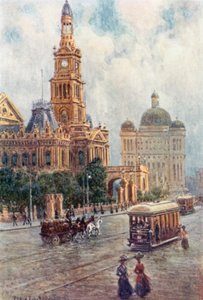 Ratusz, Sydney (kolor lito)