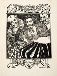 Rozmowa papuga z Stu anegdot zwierząt, wyd. 1924 (grawerowanie) autorstwa Percy J. Billingshurst