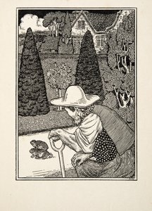 Wierny towarzysz, ze „Stu anegdot zwierząt”, wyd. 1924 autorstwa Percy J. Billingshurst