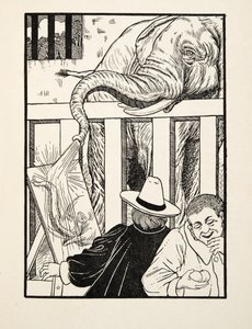 Poczucie kpiny, z „Stu anegdot zwierząt”, wyd. 1924 autorstwa Percy J. Billingshurst