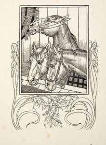 Asystujący w podeszłym wieku, ze Sto anegdot zwierząt, wyd. 1924 autorstwa Percy J. Billingshurst