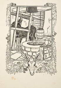 Rysowanie wody, ze Stu anegdot zwierząt, wyd. 1924 autorstwa Percy J. Billingshurst