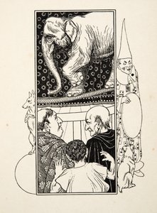 Taniec na linie słonia, z „Stu anegdot zwierząt”, wyd. 1924 autorstwa Percy J. Billingshurst