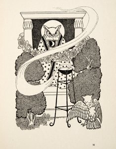 Ucieczka Czyngis-chana, z Stu anegdot zwierząt, wyd. 1924 autorstwa Percy J. Billingshurst