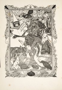 Frontyspis, z „Stu anegdot zwierząt”, wyd. 1924 autorstwa Percy J. Billingshurst