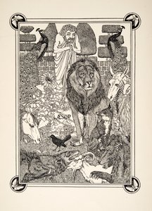 Frontyspis, z Stu bajek Ezopa, wyd. 1903