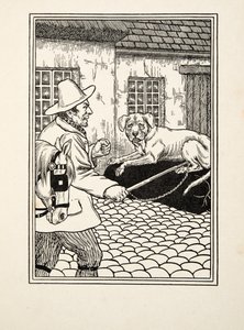 Niewzruszona wierność, z książki Sto anegdot o zwierzętach, wyd. 1924 autorstwa Percy J. Billingshurst